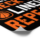 Basketball Mannen Boy Mijn rij op Basketball Pla b Poster (Hoek)