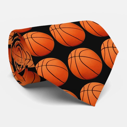 Basketball-Mannen Stropdas (Opgerold)