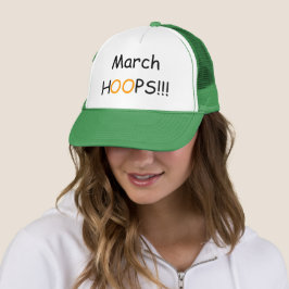 Basketball March HOOPS Trucker Hat Pet