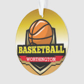 Basketball Medal Ornament (voorkant)