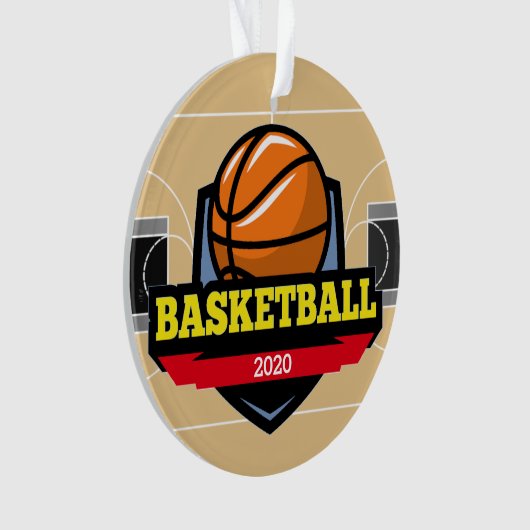 Basketball Medal Ornament (voorkant)