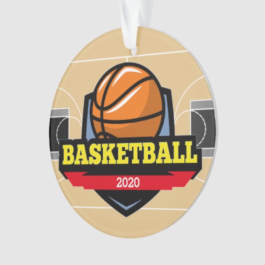 Basketball Medal Ornament (voorkant)