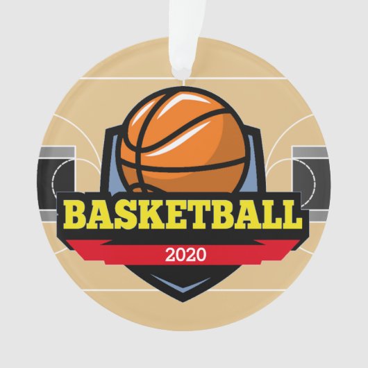 Basketball Medal Ornament (voorkant)