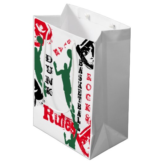 BASKETBALL MEDIUM CADEAUZAKJE (Voorkant Gekanteld)