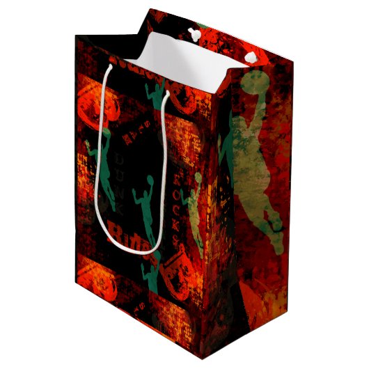 BASKETBALL MEDIUM CADEAUZAKJE (Voorkant Gekanteld)