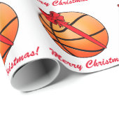 Basketball Merry kerst Cadeaupapier (Rol Hoek)