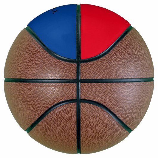 Basketball met aangepaste naam. basketbal (Rechts)