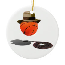 Basketball met Fedora en heup