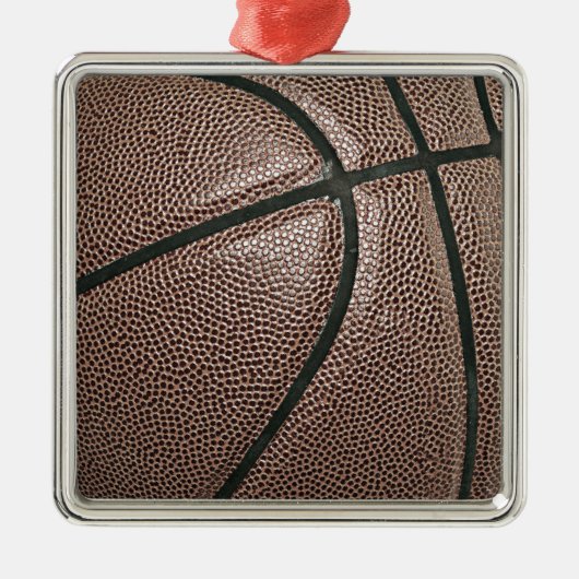Basketball Metalen Ornament (Voorkant)