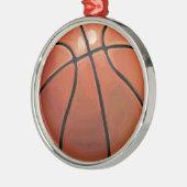 Basketball Metalen Ornament (Links)