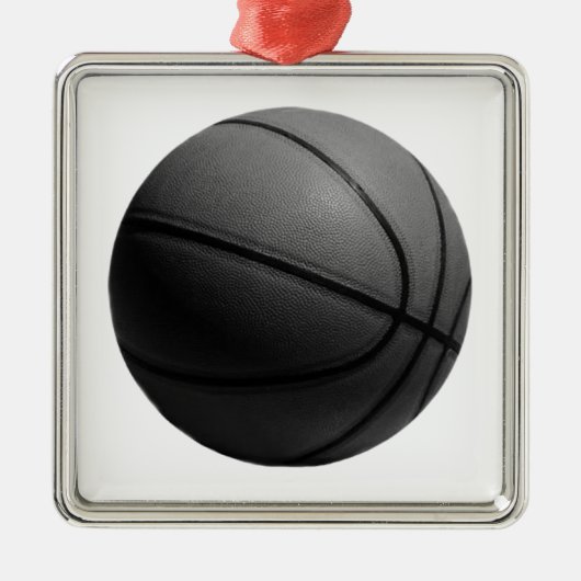 Basketball Metalen Ornament (Voorkant)