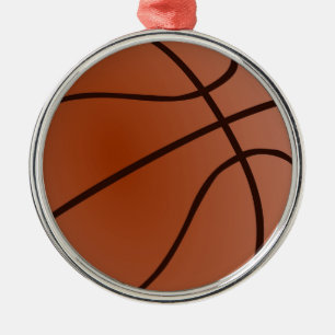 Basketball Metalen Ornament