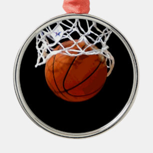 Basketball Metalen Ornament