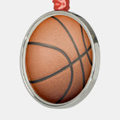 Basketball Metalen Ornament (Links)