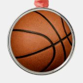 Basketball Metalen Ornament (Voorkant)