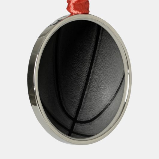 Basketball Metalen Ornament (Rechts)