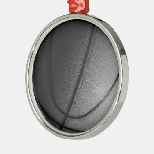 Basketball Metalen Ornament (Links)