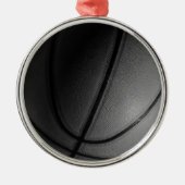 Basketball Metalen Ornament (Voorkant)
