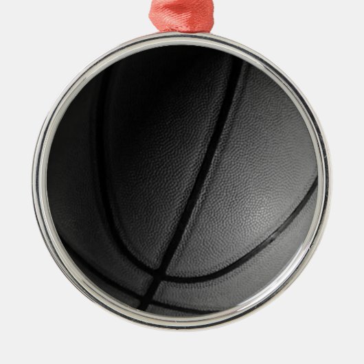 Basketball Metalen Ornament (Voorkant)