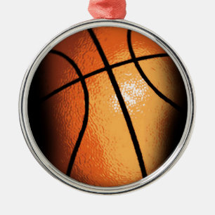 Basketball Metalen Ornament