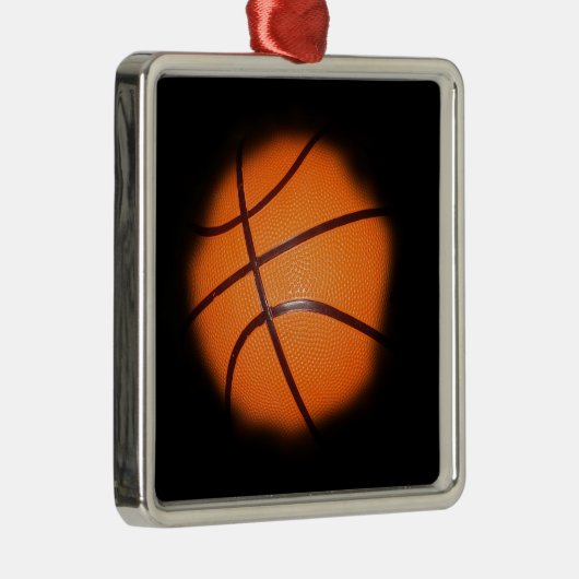 Basketball Metalen Ornament (Rechts)