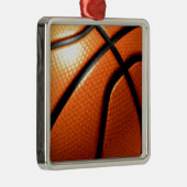 Basketball Metalen Ornament (Rechts)