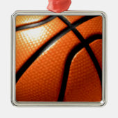 Basketball Metalen Ornament (Voorkant)