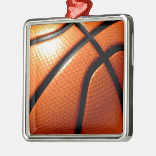 Basketball Metalen Ornament (Links)