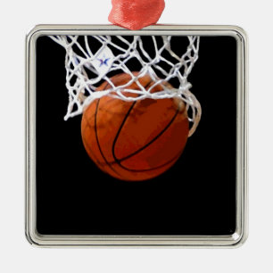 Basketball Metalen Ornament