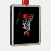 Basketball Metalen Ornament (Rechts)