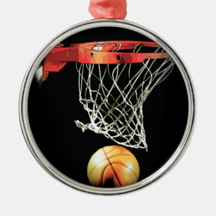 Basketball Metalen Ornament