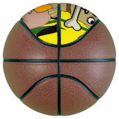 Basketball Mexican Donkey Dog Sombrero Basketbal (Rechts)