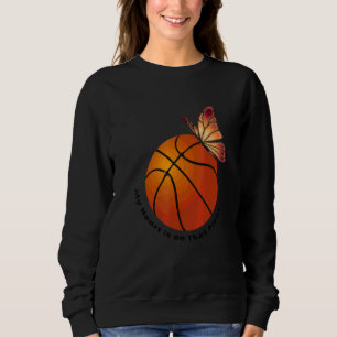 Basketball mijn hart ligt op dat veldvlinder sp trui
