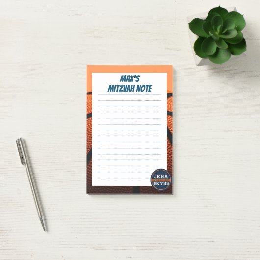 Basketball Mitzvot Post-it® Notes (Kantoor)
