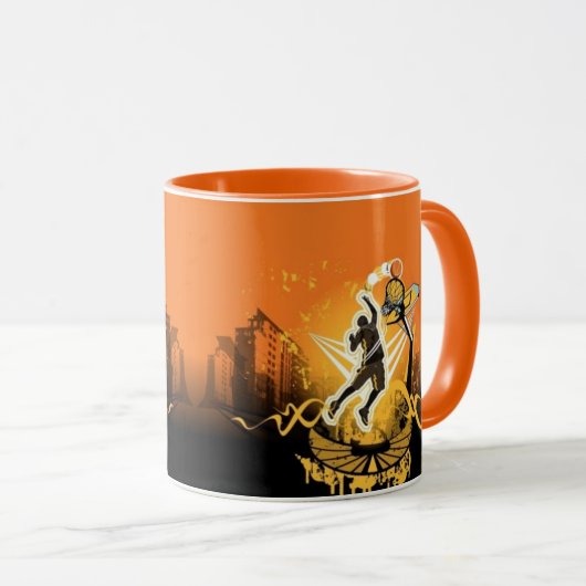 Basketball Mok (Voorkant rechts)