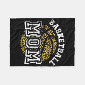 Basketball Mom Lover Fun Mother Basketball Player  Fleece Deken (Voorkant (Horizontaal))