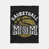 Basketball Mom Lover Fun Mother Basketball Player  Fleece Deken (Voorkant)