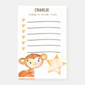 Basketball Monkey takenlijst Post-it® Notes (Voorkant)