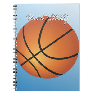 Basketball Monogram Notitieboek