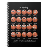 Basketball Moods Notitieboek (Voorkant)