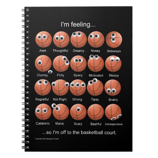 Basketball Moods Notitieboek (Voorkant)