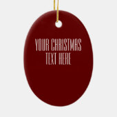 Basketball Moon Keramisch Ornament (Achterkant)