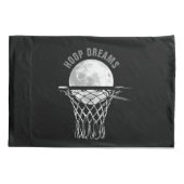 Basketball Moon Kussensloop (Achterkant)