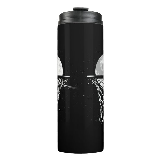 Basketball Moon Thermosbeker (Voorkant)