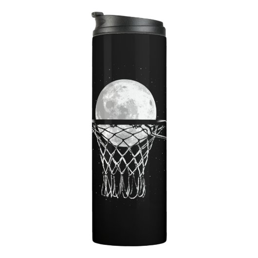Basketball Moon Thermosbeker (Geroteerd rechts)