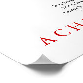 Basketball Motivatie Basketball Player Poster (Hoek)