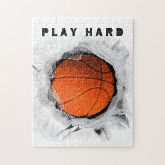 Basketball Motivatie Legpuzzel (Verticaal)