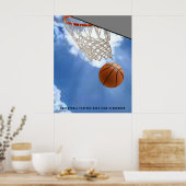Basketball Motivatie Poster (Keuken)