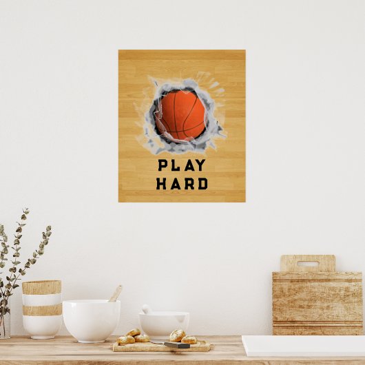 Basketball Motivatie Poster (Keuken)