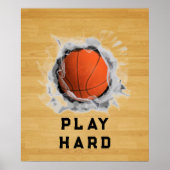 Basketball Motivatie Poster (Voorkant)
